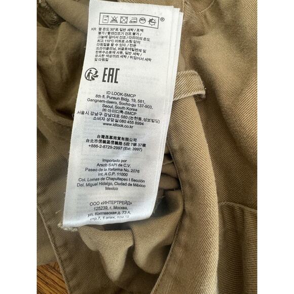 Maje Pelpha Cargo-Style Pants in Camel Size 36 - Picture 16 of 16